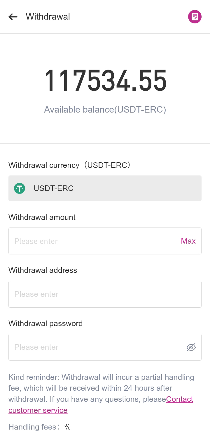 Dex Withdrawal
